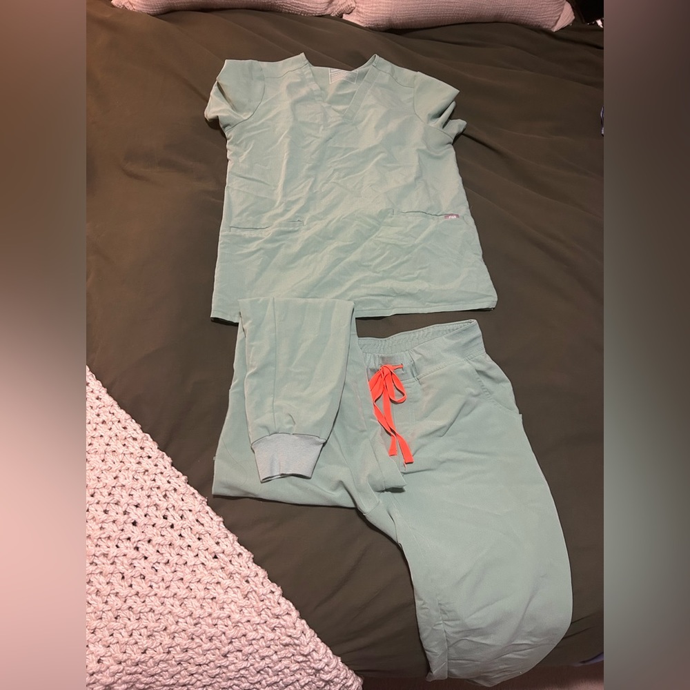 Figs teal scrubs